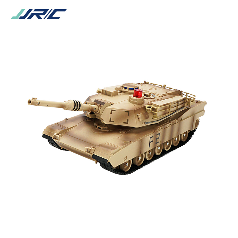JJRC Q90仿真2.4G遥控对战大坦克可编程发声炮台旋转军事模型儿童