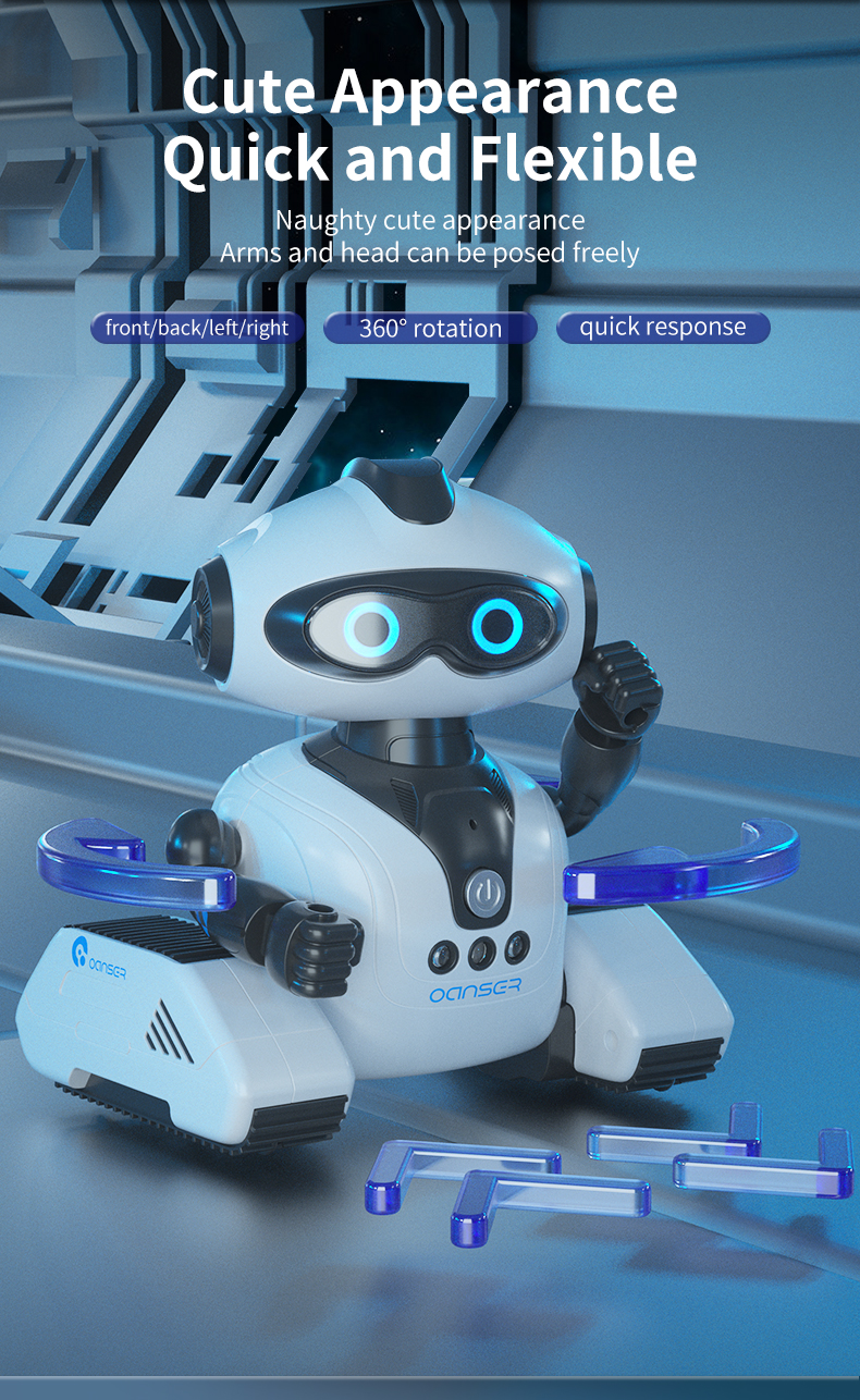 JJRC R6 CADY WIGI Robot Intelligent Programmation Bleu