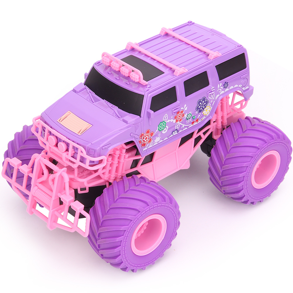 Pink climbing car